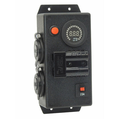 12V/24V LHM VOLT CONTROL BOX - 1X ACCESSORY SOCKET 1X ENGEL 1X 50A ANDERSON