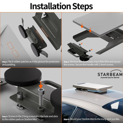 Starlink Mini Roof Mount With Magnets