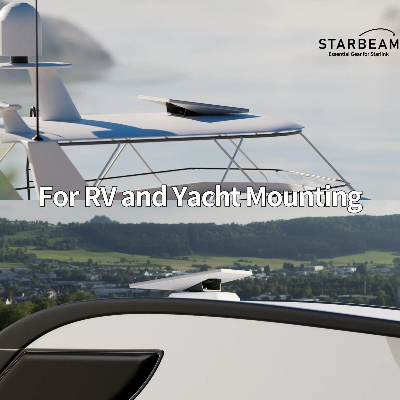 Starlink Mini Mobility Anti-Theft Kickstand Mount - Aluminium