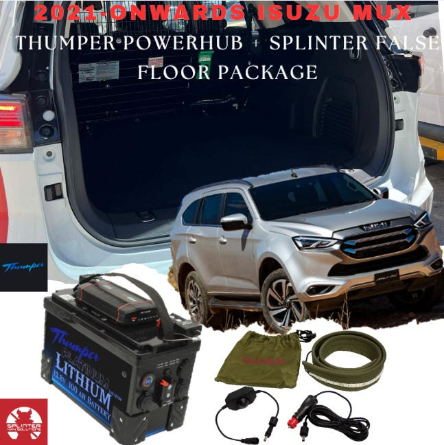 THUMPER BATTERY HUB + SPLINTER FALSE FLOOR - ISUZU MUX