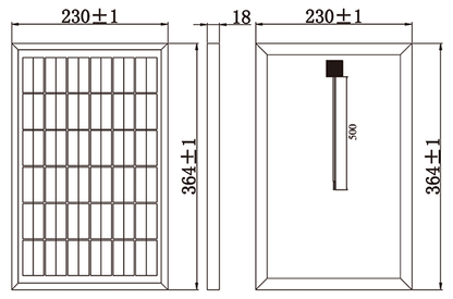 10W 12V MONOCRYSTALLINE SOLAR PANEL