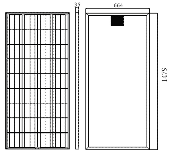 160W 12V MONOCRYSTALLINE SOLAR PANEL