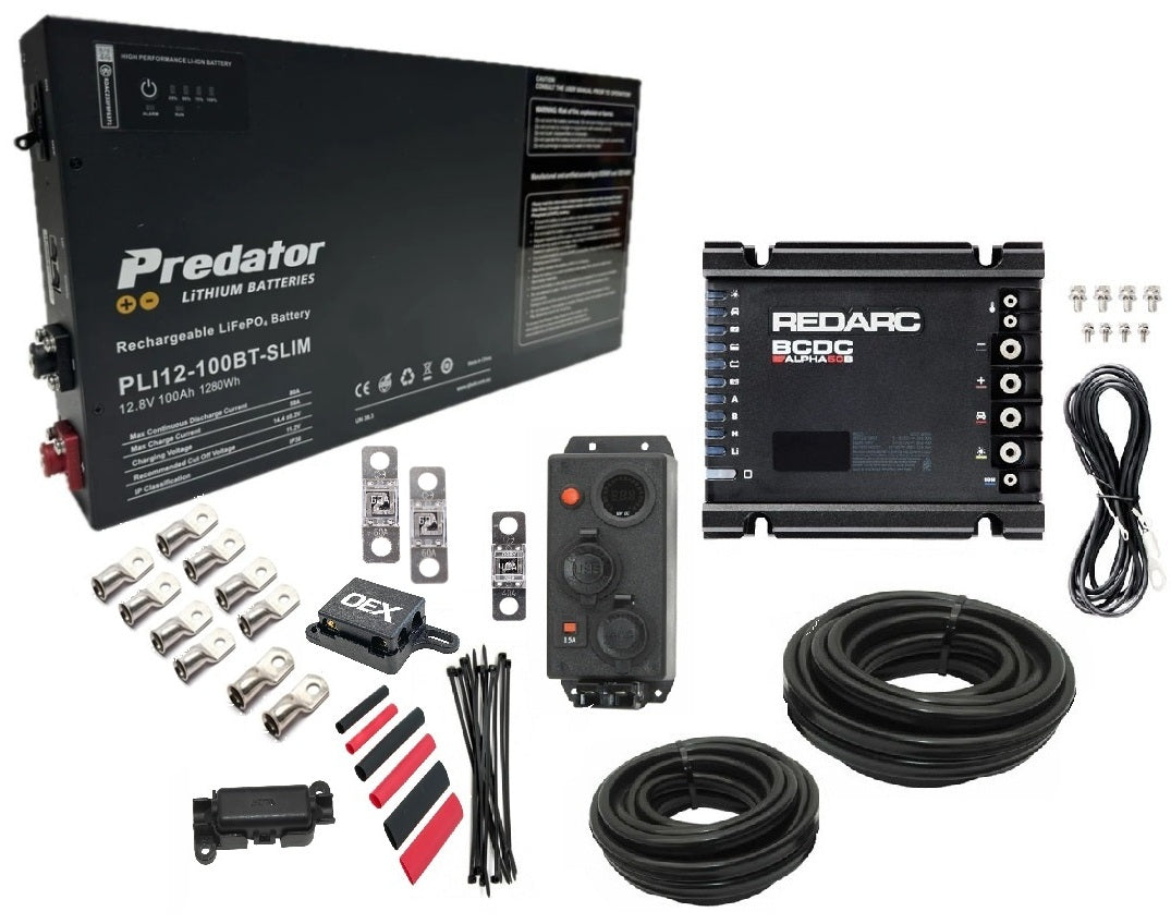 PREDATOR 100A 80A BMS DC-DC PACKAGE