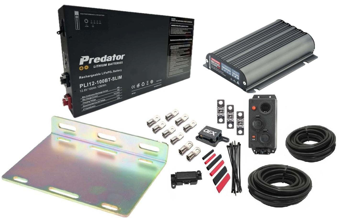 PREDATOR 100A 80A BMS DC-DC PACKAGE