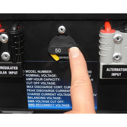 Thumper Lithium Battery Hub 120AH Projecta Front Mount + Bluetooth