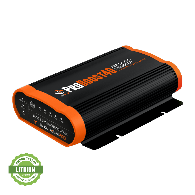PROBOOST40 12V 40A DC-DC CHARGER + SOLAR