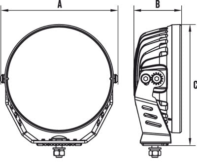 Stealth SLK Series Driving Lights (Pair)