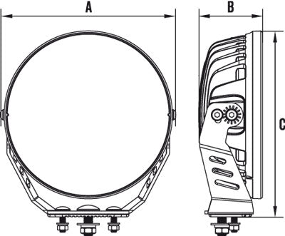 Stealth SLK Series Driving Lights (Pair)