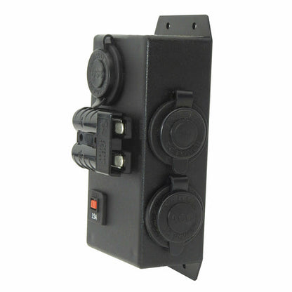 12V/24V RHM CONTROL BOX - 1X CIGARETTE 1X ENGEL 1X 50A ANDERSON