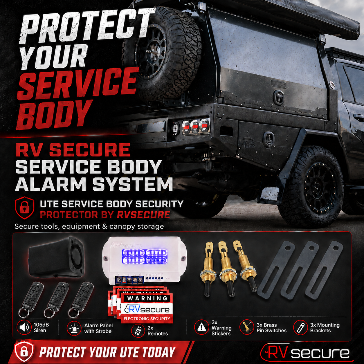 Service Body Alarm System Kit