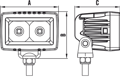 1120 SERIES 20W LED WORK LIGHTS