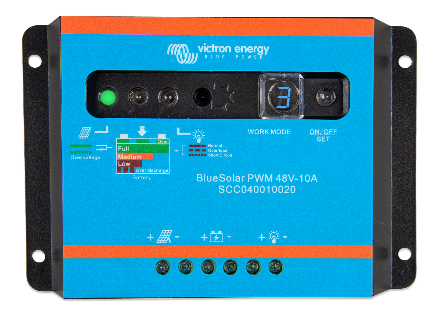 BLUESOLAR PWM-LIGHT CHARGE CONTROLLER 48V-10A