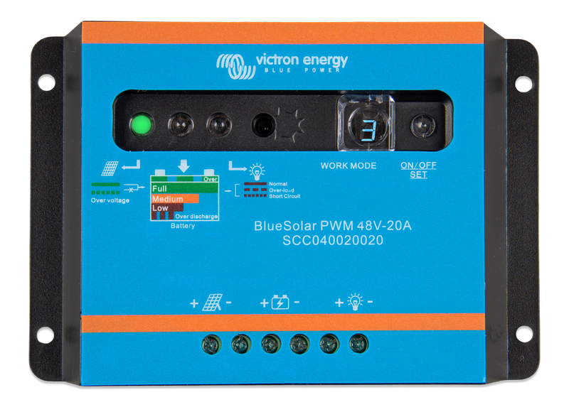 BLUESOLAR PWM-LIGHT CHARGE CONTROLLER 48V-20A