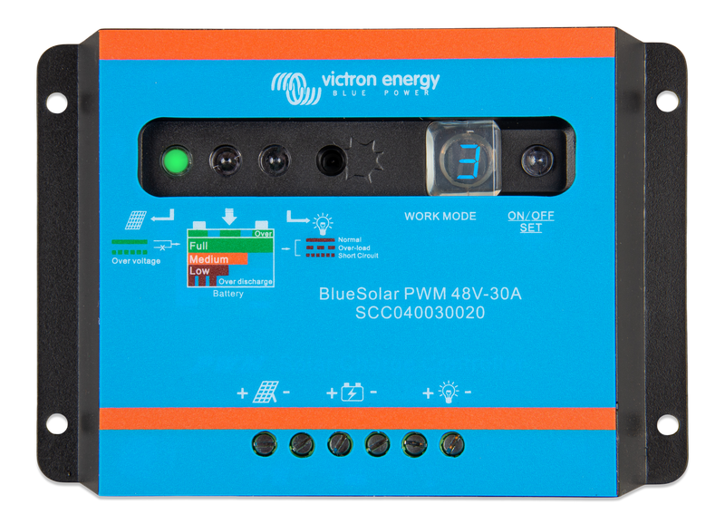 BLUESOLAR PWM-LIGHT CHARGE CONTROLLER 48V-30A