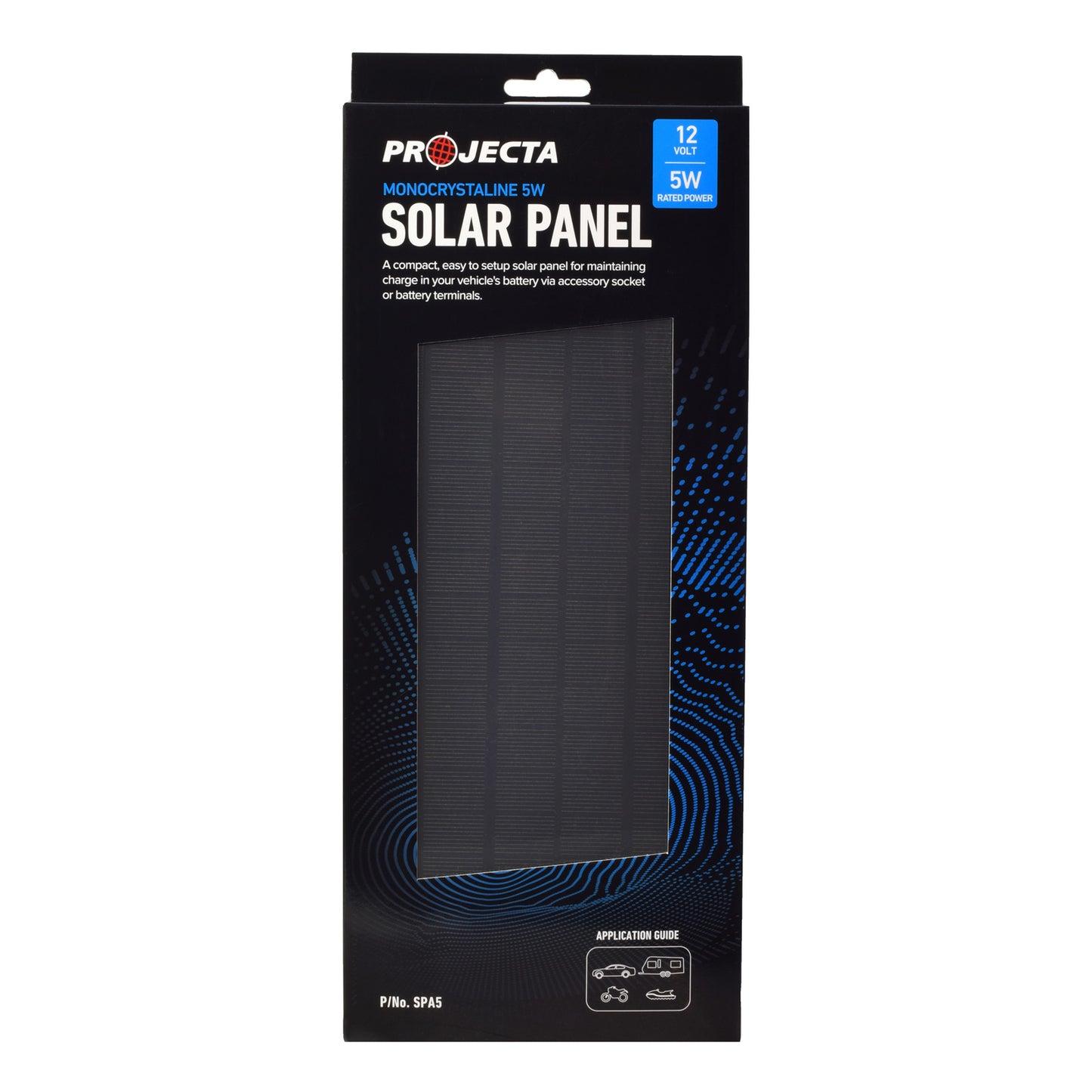 5W 12V SOLAR BATTERY MAINTAINER