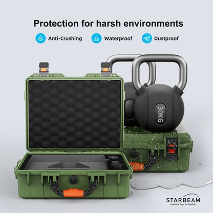 Starlink Mini Hard Protective Travel Case With Storage - Green