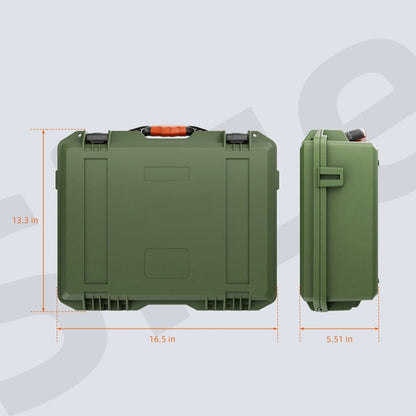 Starlink Mini Hard Protective Travel Case With Storage - Green