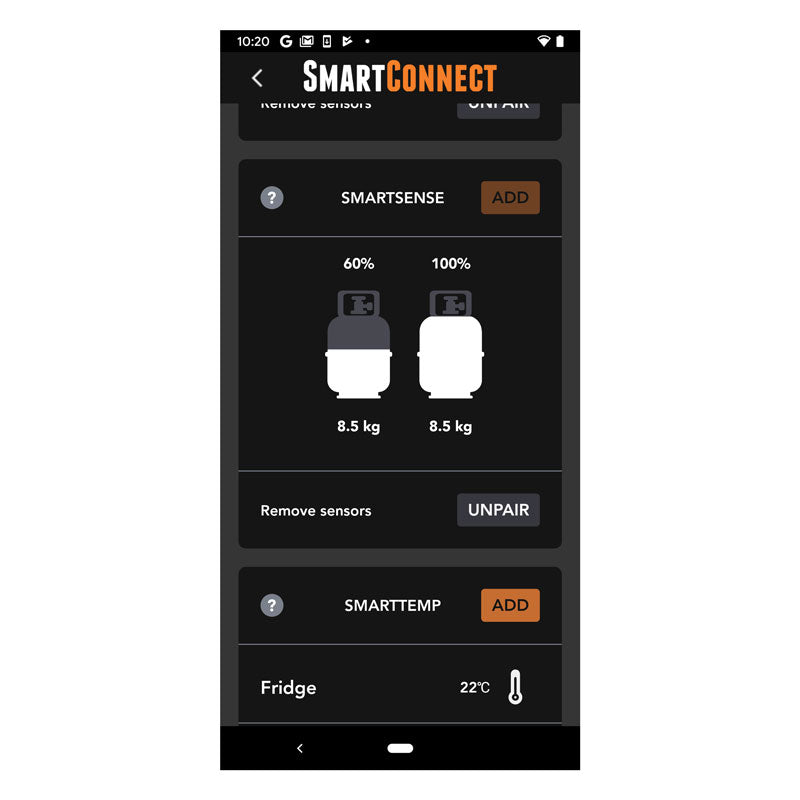 SMARTSENSE PREMIUM GAS BOTTLE LEVEL SENSORS