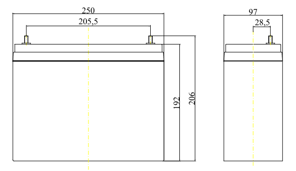 FULLRIVER HC SERIES 12V 40AH 500CCA
