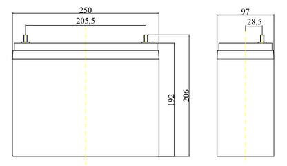 FULLRIVER HC SERIES 12V 40AH 500CCA