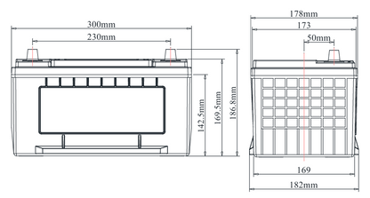 FULLRIVER HC75 12V 75AH 930CCA