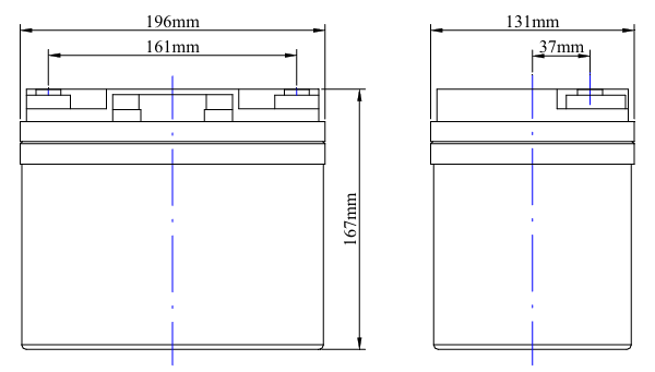 12V 35Ah 450CCA High Crank AGM Battery (HC35)