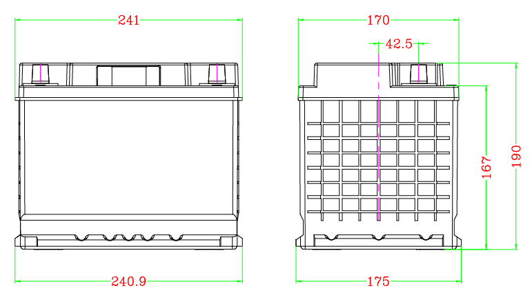 FULLRIVER HC SERIES 12V 50AH 610CCA