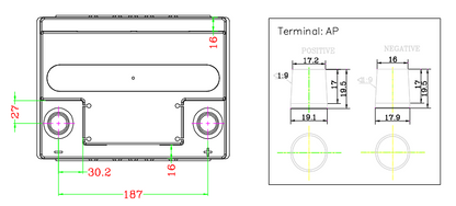 FULLRIVER HC SERIES 12V 50AH 610CCA