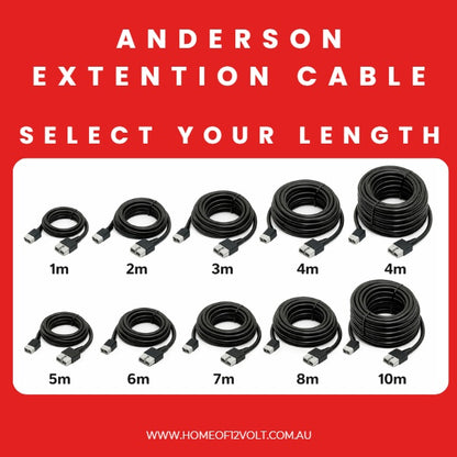 8MM TWIN CORE ANDERSON EXTENTION CABLE