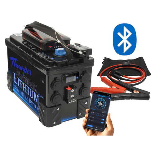 Thumper Lithium Jumpstart Hub 100AH Projecta + Bluetooth