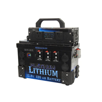 Thumper Lithium Battery Hub Getaway 120 AH Inverter Pack