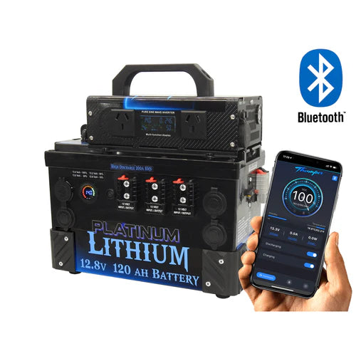 Thumper Battery Hub Getaway Plus 120 AH All in one Inverter Pack 40A DC Jump Start