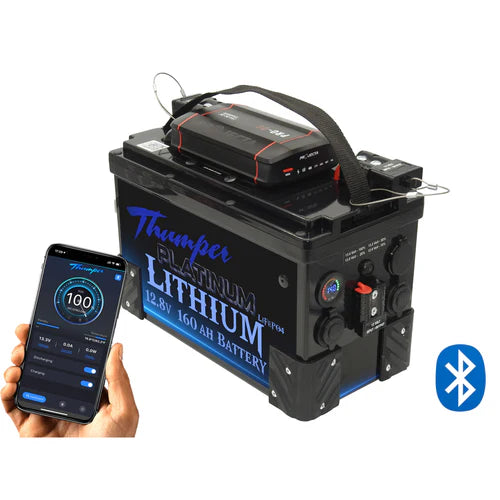 Thumper Lithium Battery Hub 160AH Projecta + Bluetooth