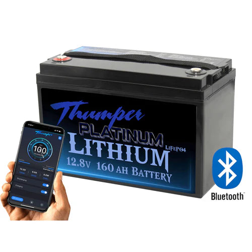 THUMPER PLATINUM LITHIUM 160AH LiFePO4 BLUETOOTH BATTERY