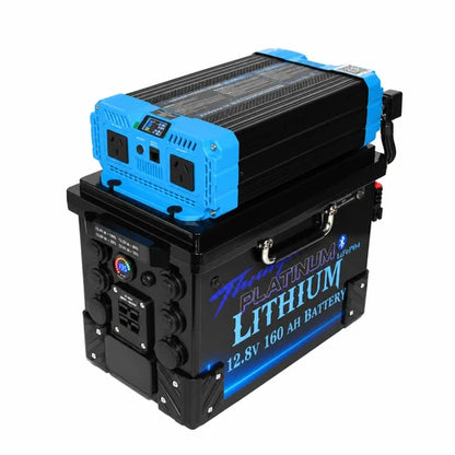 Getaway 160Ah Lithium Battery Hub | REDARC 25A/40A & 2000W Inverter