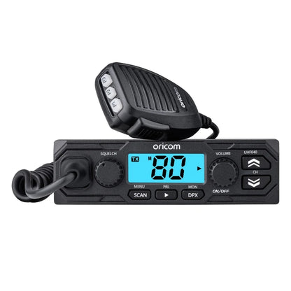 UHF040 Compact 5W UHF CB Radio | 10-Minute Instant Replay