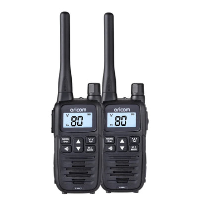 UHF1400-2 Handheld 1 Watt UHF CB Radio Twin Pack