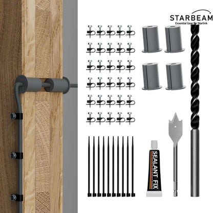 Starlink Dish Cable Routing & Installation Kit