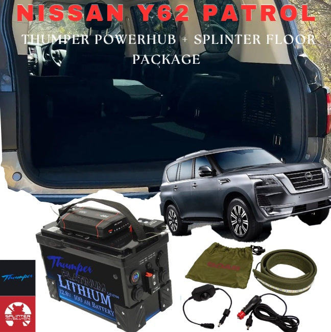 THUMPER POWERHUB + SPLINTER FALSE FLOOR PACKAGE – Y62 PATROL