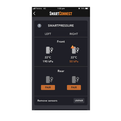 SMARTPRESSURE TYRE MONITORING SYSTEM
