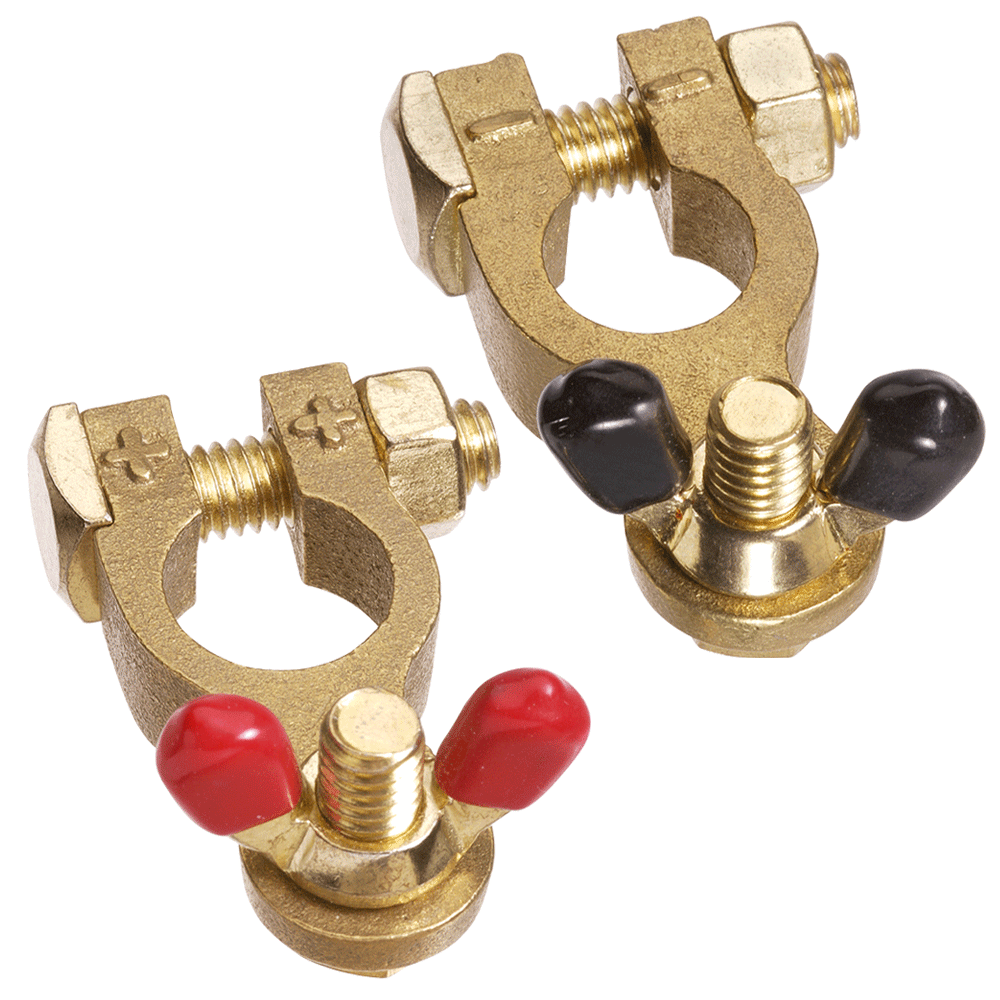 WINGNUT BRASS BATTERY TERMINAL