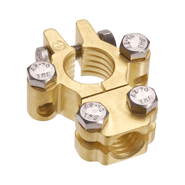 FORGED BRASS HEAVY DUTY DUAL AUX SADDLE TERMINAL