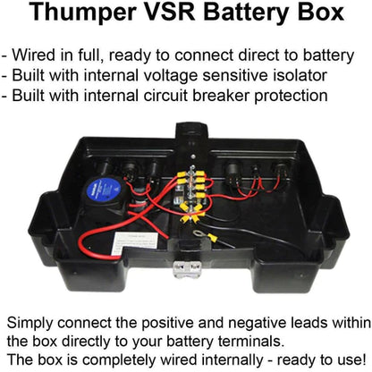 Battery Box - Built-in Voltage Sensitive Isolator
