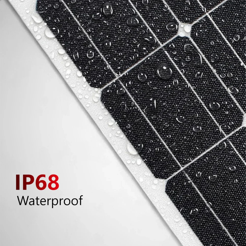 eArc 175W Flexible Solar Panel | 1504 x 673mm Under-Mount Junction Box