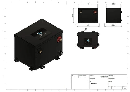 12v 280Ah VANLIFE LIFEPO4 BATTERY