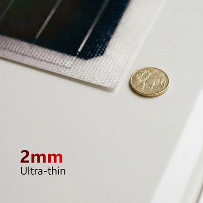 eArc 175W Flexible Solar Panel | 1504 x 673mm Under-Mount Junction Box